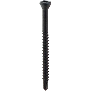 #6 x 2-1/4 in. Fine Phosphate-Plated Steel Trim Flat Head Square Screws