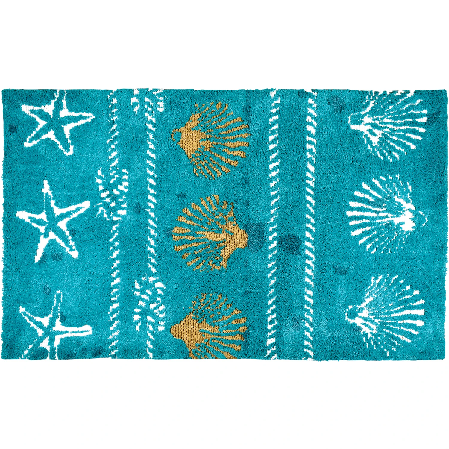 34 In. L X 22 In. W Calm Seas Multicolored Indoor Accent Rug