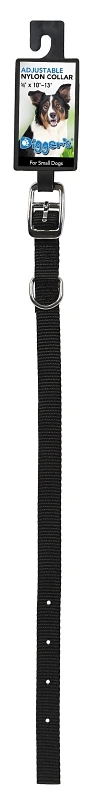 Pdq Nylon Dog Collar, 14 In L X 5/8 In W, Black, Model 2931403, Sold As 20 Pk