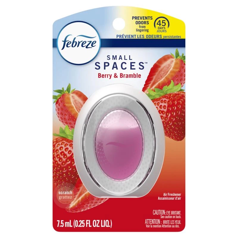 Small Spaces Air Freshener, Wild Berries, 0.25 Oz, 1 Count, Model 93324