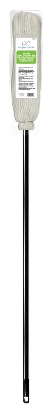 Pro 650p X-large Deck Mop With Handle, 16 Ounce Cotton Head, 65 In Length