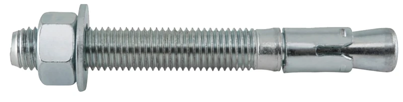 3/4 X 6-1/4 In Zinc Plated Wedge Expansion Anchor, 20pk, Model 7444sd1-pwr