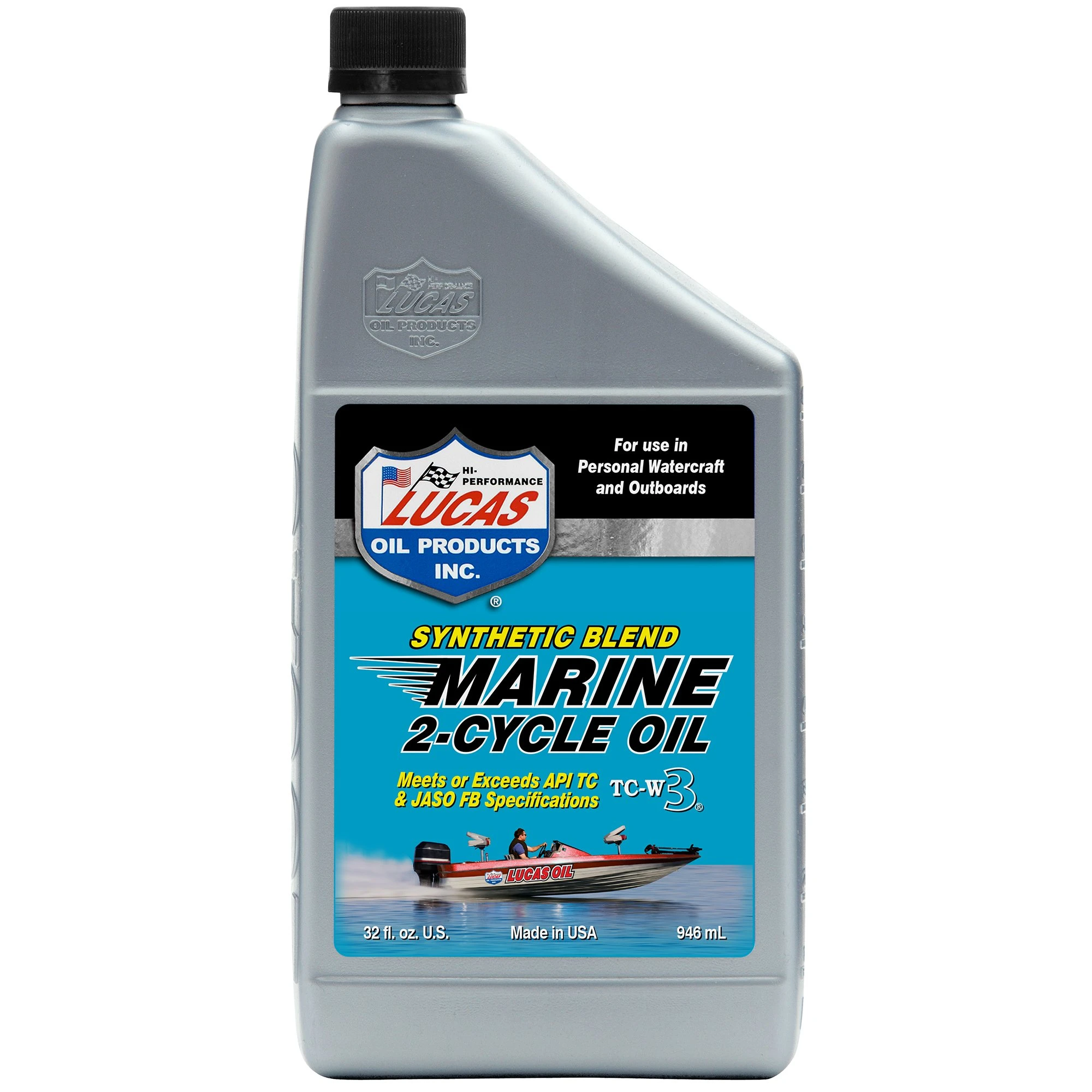 10860 Synthetic Blend 2-cycle Marine Oil, 1 Quart