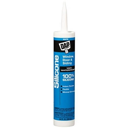 08646 White Silicone Sealant 10.1-ounce For All-purpose Use