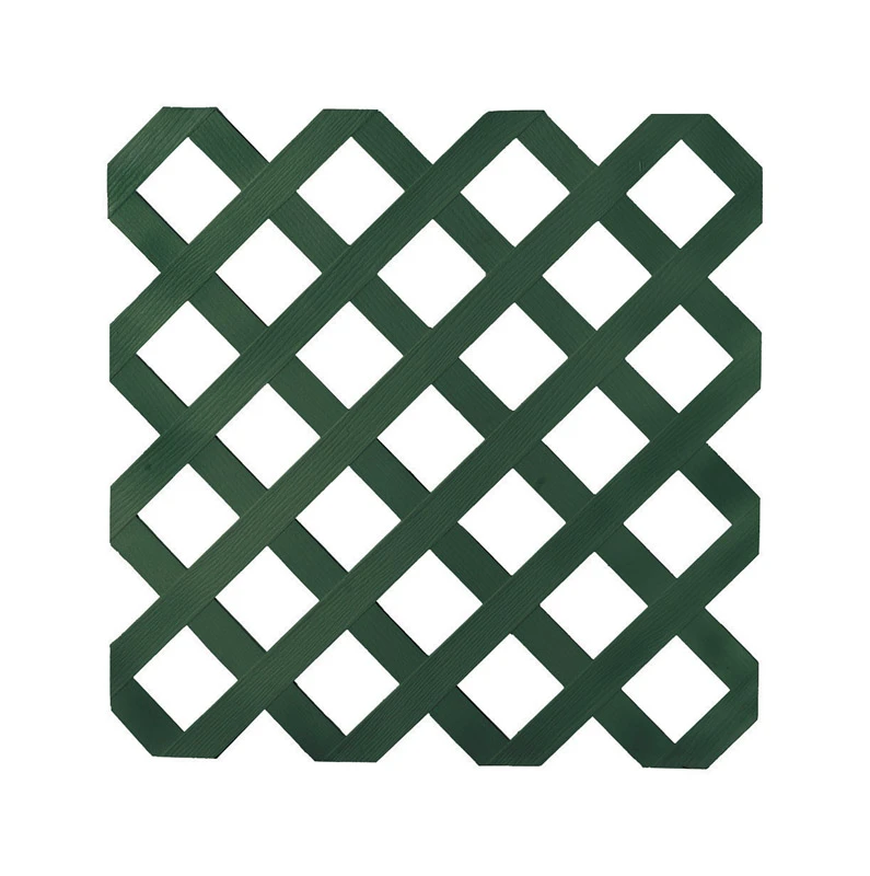 4 Ft. W X 8 Ft. L Dark Green Vinyl Lattice Panel - Durable & Versatile