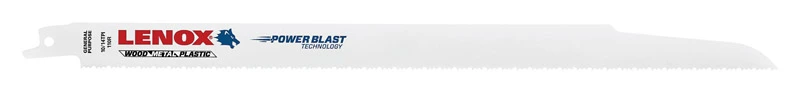 12 In. Bi-metal Reciprocating Saw Blade 10/14 Tpi 50 Pk - Model 22758osb110r