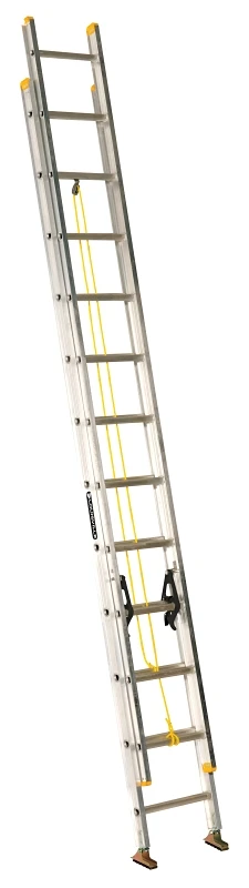 24-Ft. Extension Ladder, Aluminum, Type I, 250-Lb. Duty Rating
