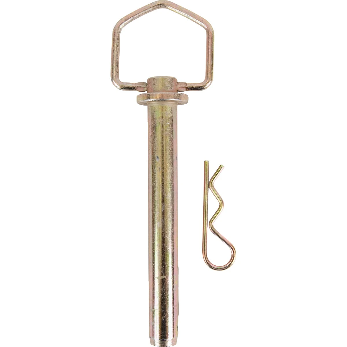 3/4 In. X 6-1/4 In. Yellow Zinc Plated Swivel Handle Hitch Pin