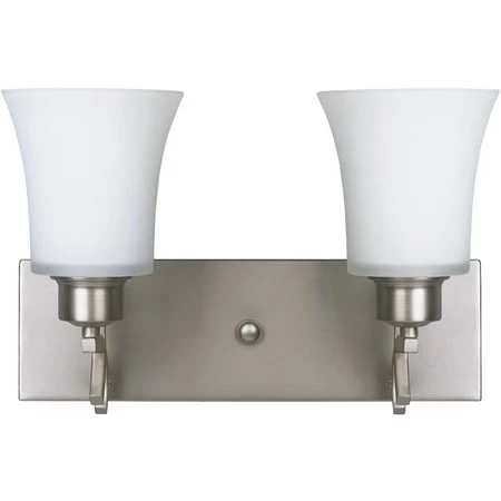 Imports Flamenco 2-bulb Brushed Nickel Wall Fixture Rivl250a02bn