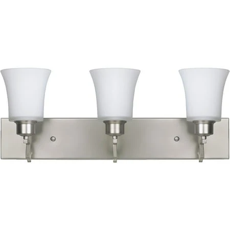 Imports Flamenco 3 Bulb Wall Fixture Brushed Nickel Rivl250a03bn