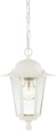6784200 One-light Outdoor Pendant Lantern, Textured White Finish
