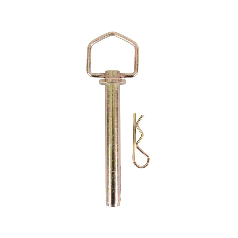 Zinc Plated Swivel Hitch Pin 0.38 In. Diameter, 4.25 In. Length