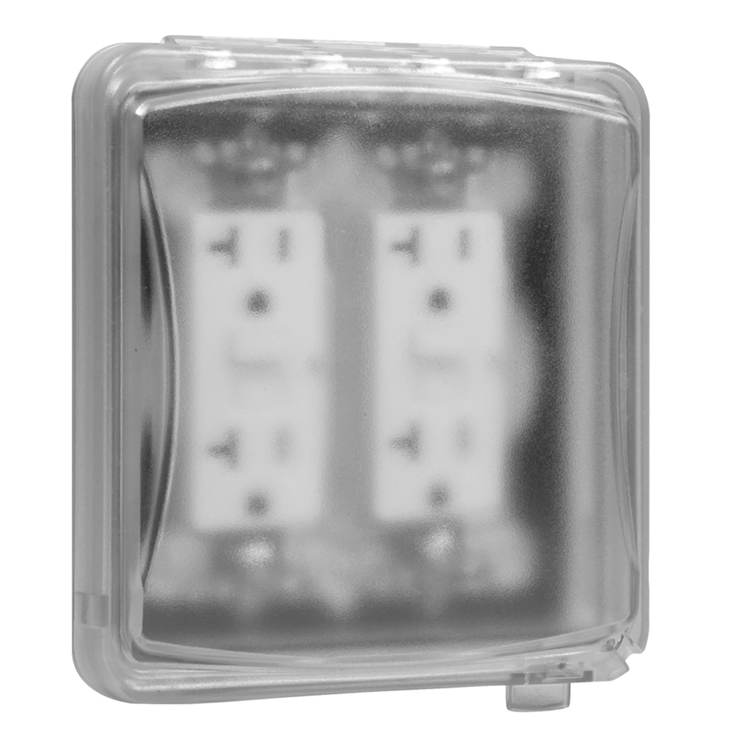 Rectangle Thermoplastic 2-gang In-use Cover For Weather Protection