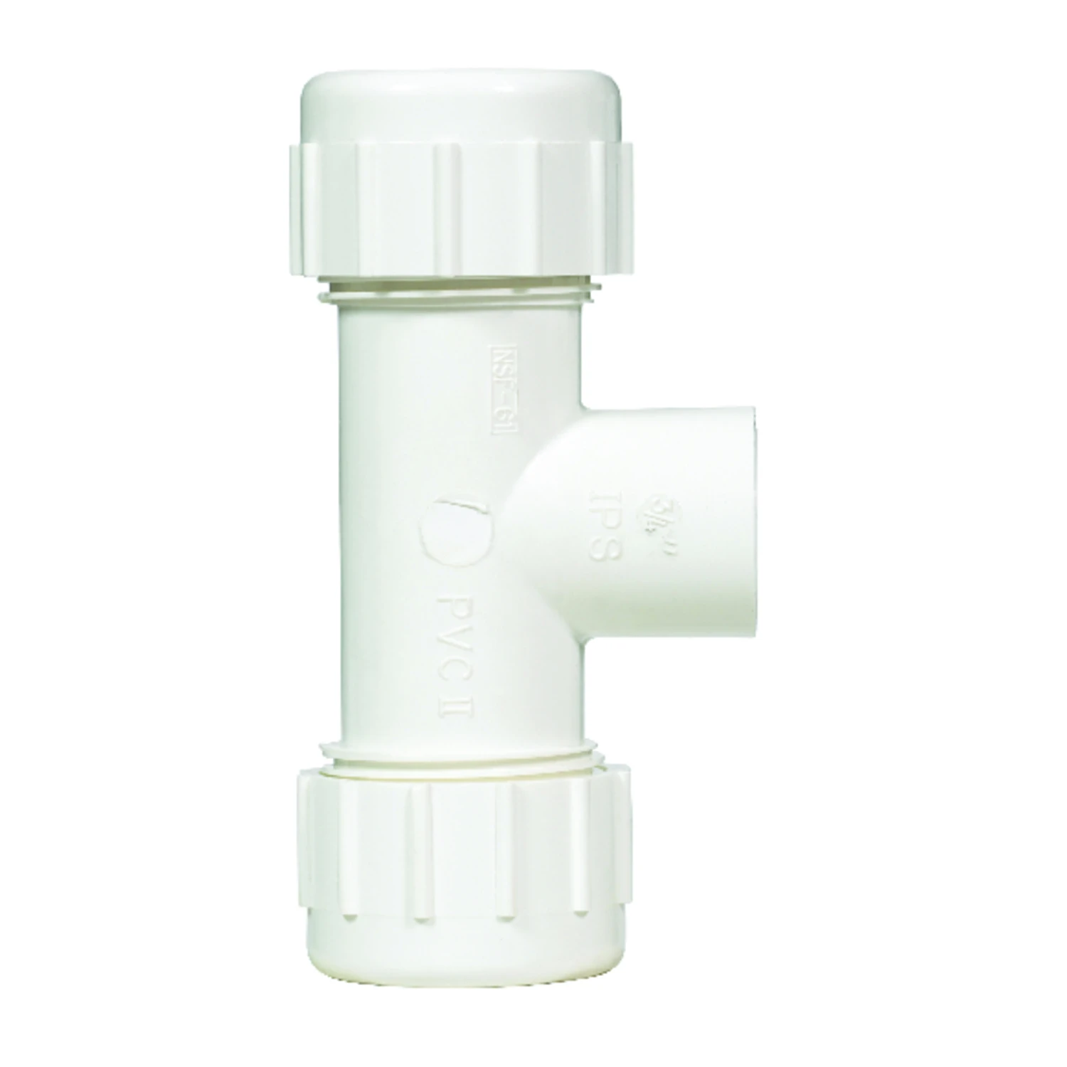 NDS Schedule 40 3/4 in. 31 Compression X 3/4 in. 31 D Compression PVC 5-1/2 in. 31 Tee