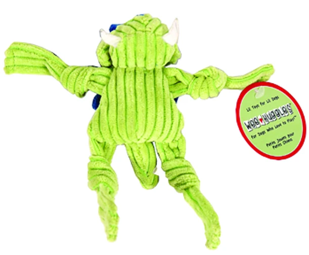 Puff The Knottie Dragon Dog Toy, Wee Size, Citron Color