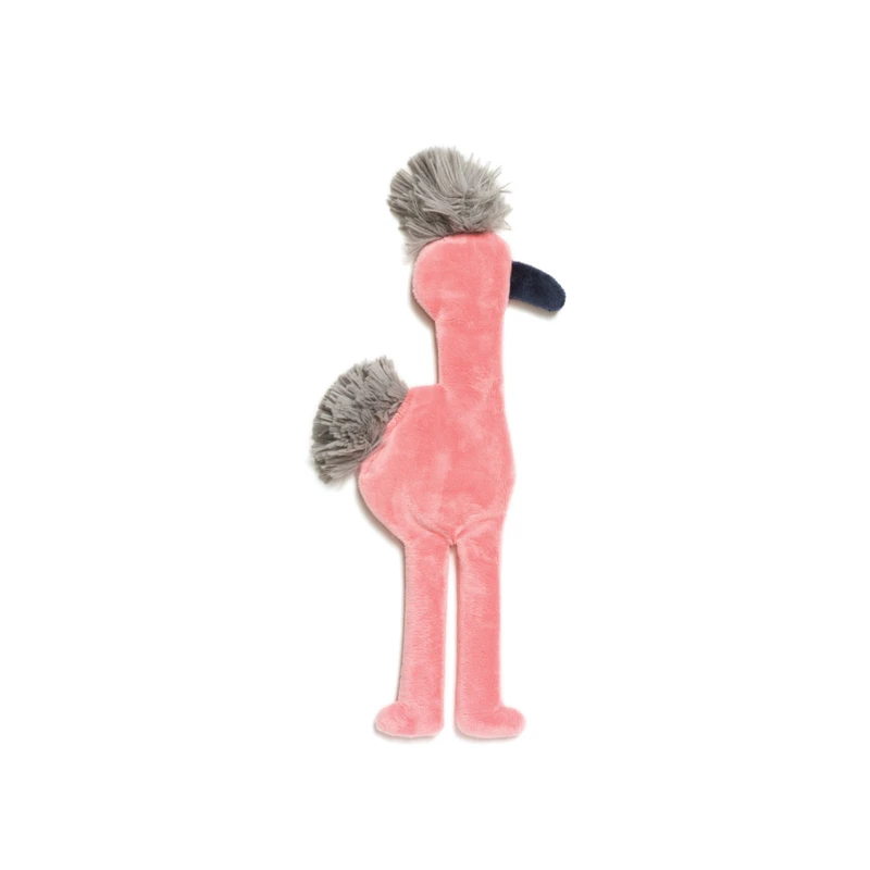 Design Mingo Plush Dog Toy, Large, Stuffingless, Pink
