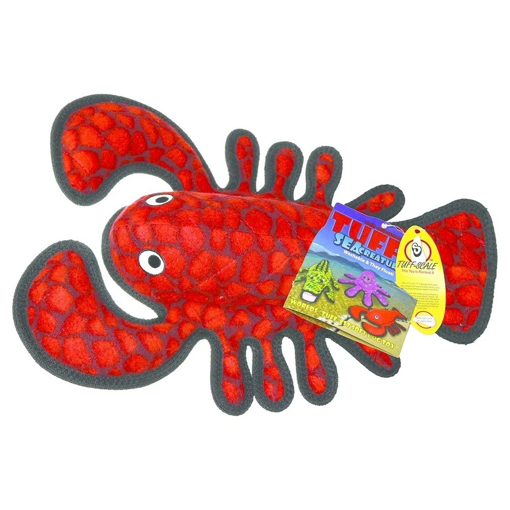  Tuffy Jr. Ocean Creature Lobster Dog Toy
