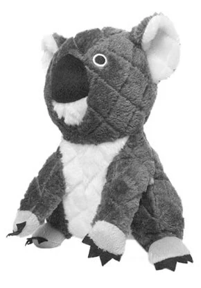 Safari Koala Durable Dog Toy - Soft, Machine Washable, Available In Two Sizes