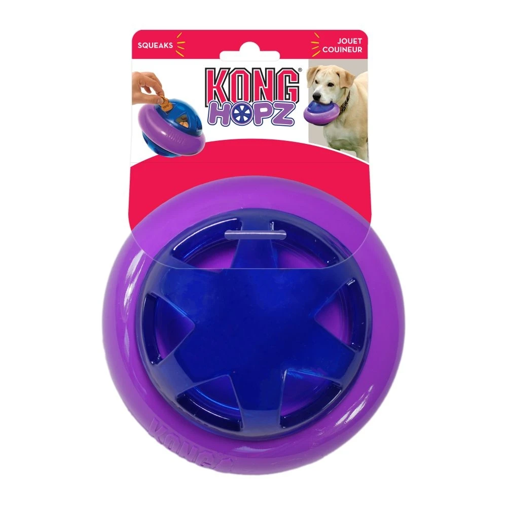 Hopz Treat Dispensing Ball Dog Toy, Large - Engaging Puzzle For Dogs