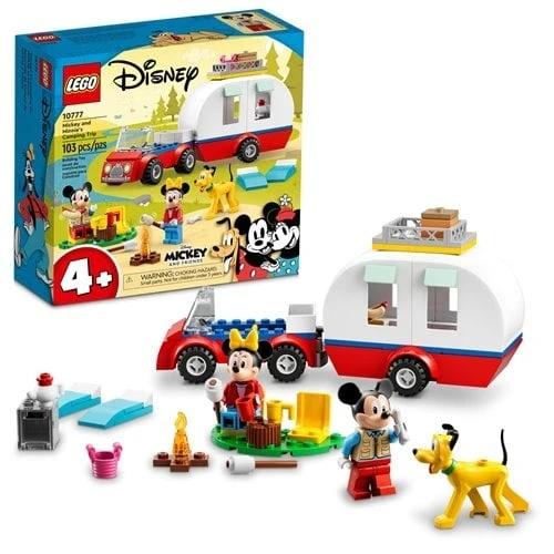 Disney Mickey And Friends Mickey Mouse And Minnie Mouse Camping Trip Building Set 10777