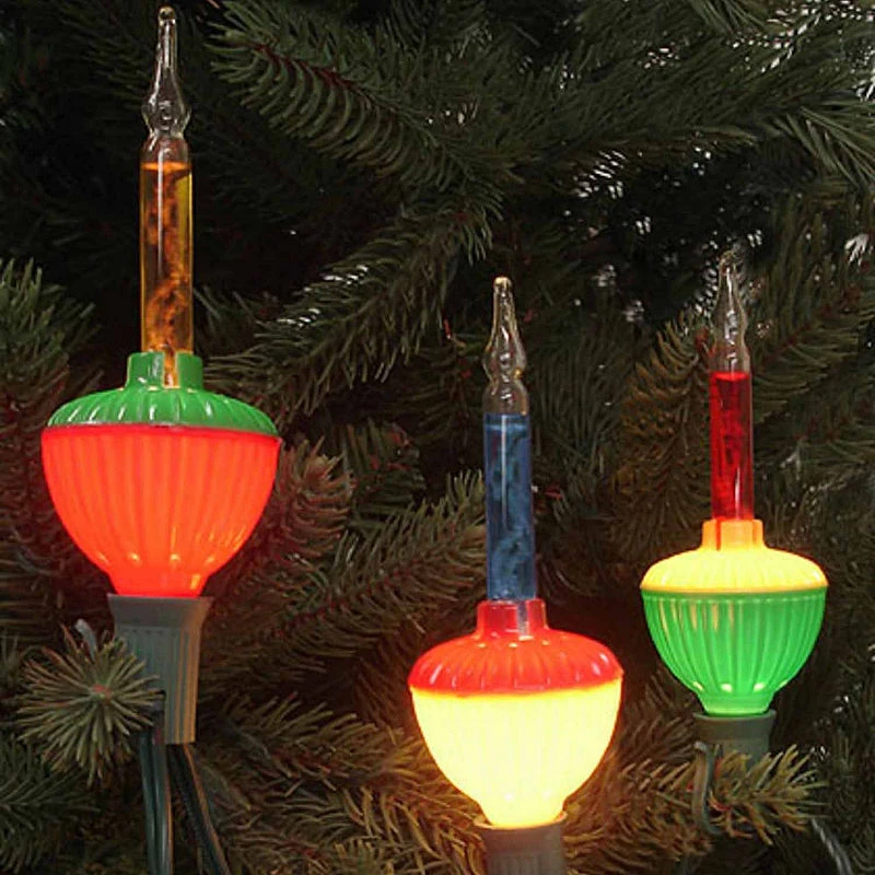 Multi-color C7 Bubble Replacement Light Bulbs, 3-pack For Christmas