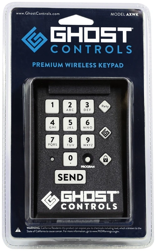Axwk Premium Weather Resistant Wireless Keypad For Automatic Gate Openers