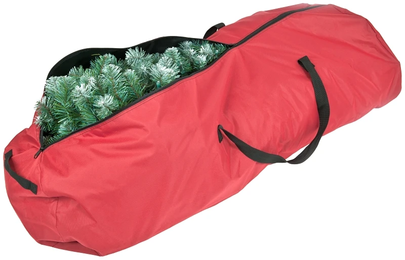 Sb-10141 Medium Rolling Tree Storage Bag For 6 To 7.5 Ft Trees, Red