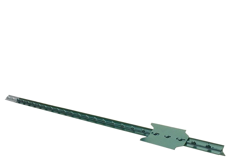 Tp133pgn060 6 Ft Green/silver Steel T-post No Clip, Pack Of 5
