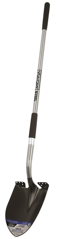 34701 Round Point Shovel With 48 Inch Steel Long Handle