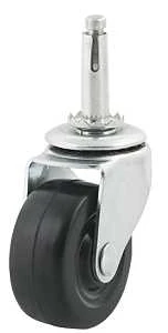 C-r200s1z 2 Inch Light Duty Rigid Plastic Furniture Caster, 77 Lb Capacity