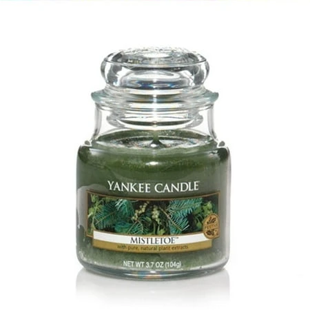 Mistletoe Small Jar Scented Holiday Candle 3.7 Oz