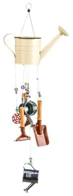 30-inch Garden Time Wind Chime With Colorful Accents