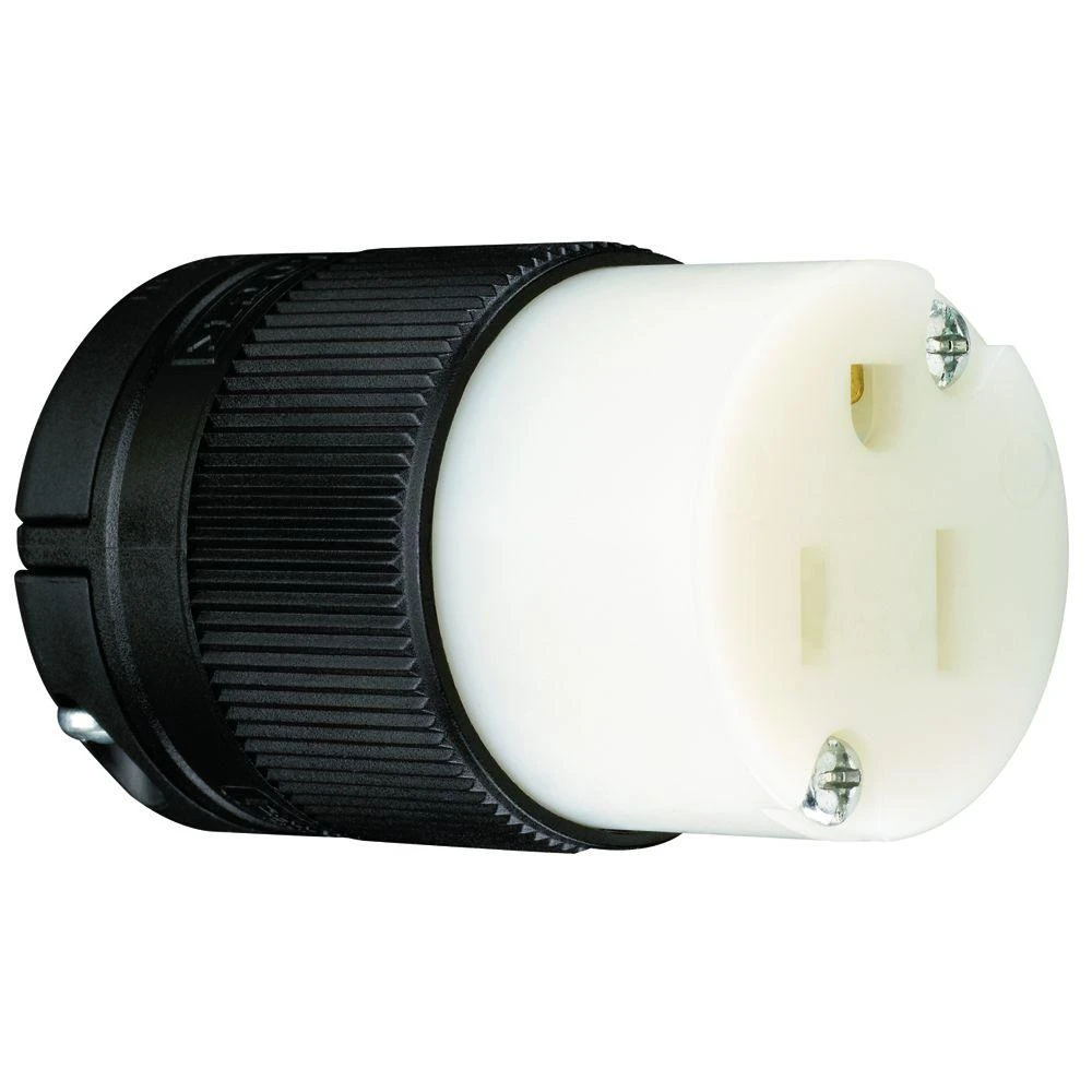 Pass & Seymour 3-Wire Grounding Connector, Black, 15-Amp 125-Volt