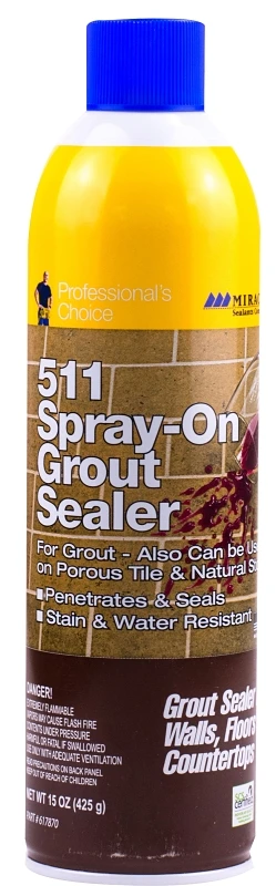 511 Spray-On Grout Sealer, 15-oz.