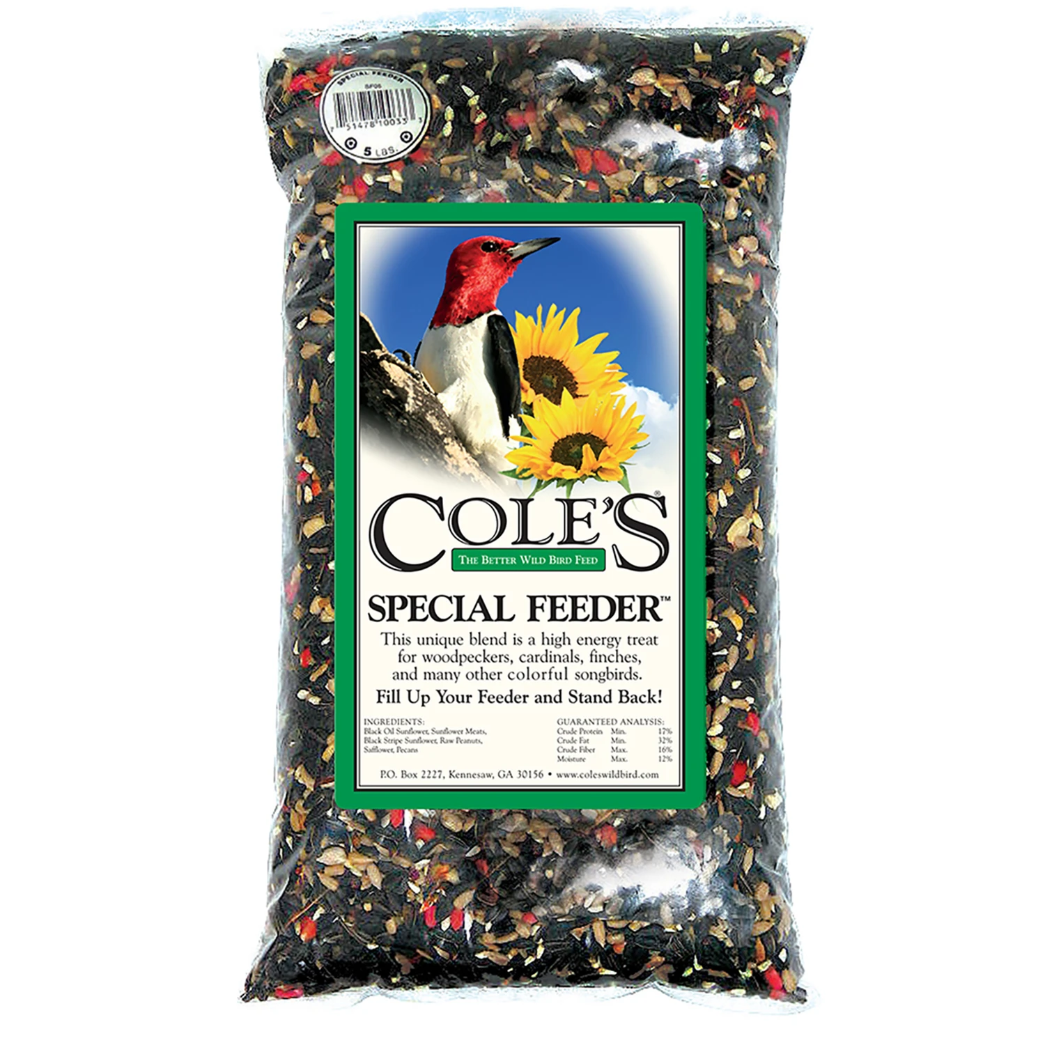 Special Feeder Wild Bird Black Oil Sunflower Bird Seed 10 Lb Bag