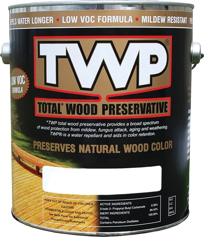 Exterior Wood Stain, Pecan, 1-Gallon