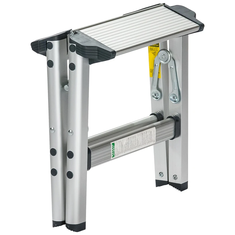 Step Stool, Ultralight Aluminum, Type II, 225-Lb. Duty Rating