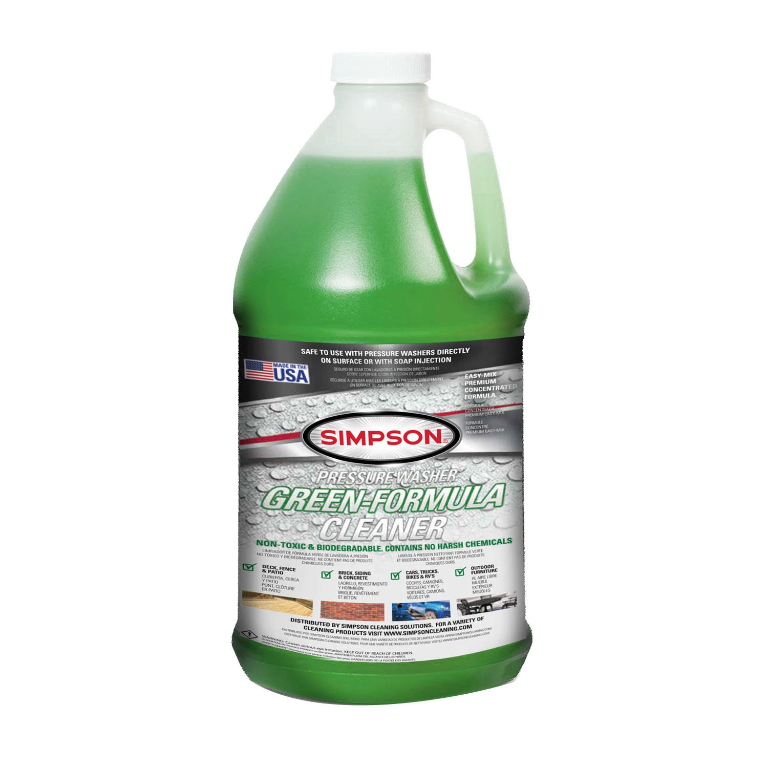 Natural Green Pressure Washer Cleaner, 1 Gallon