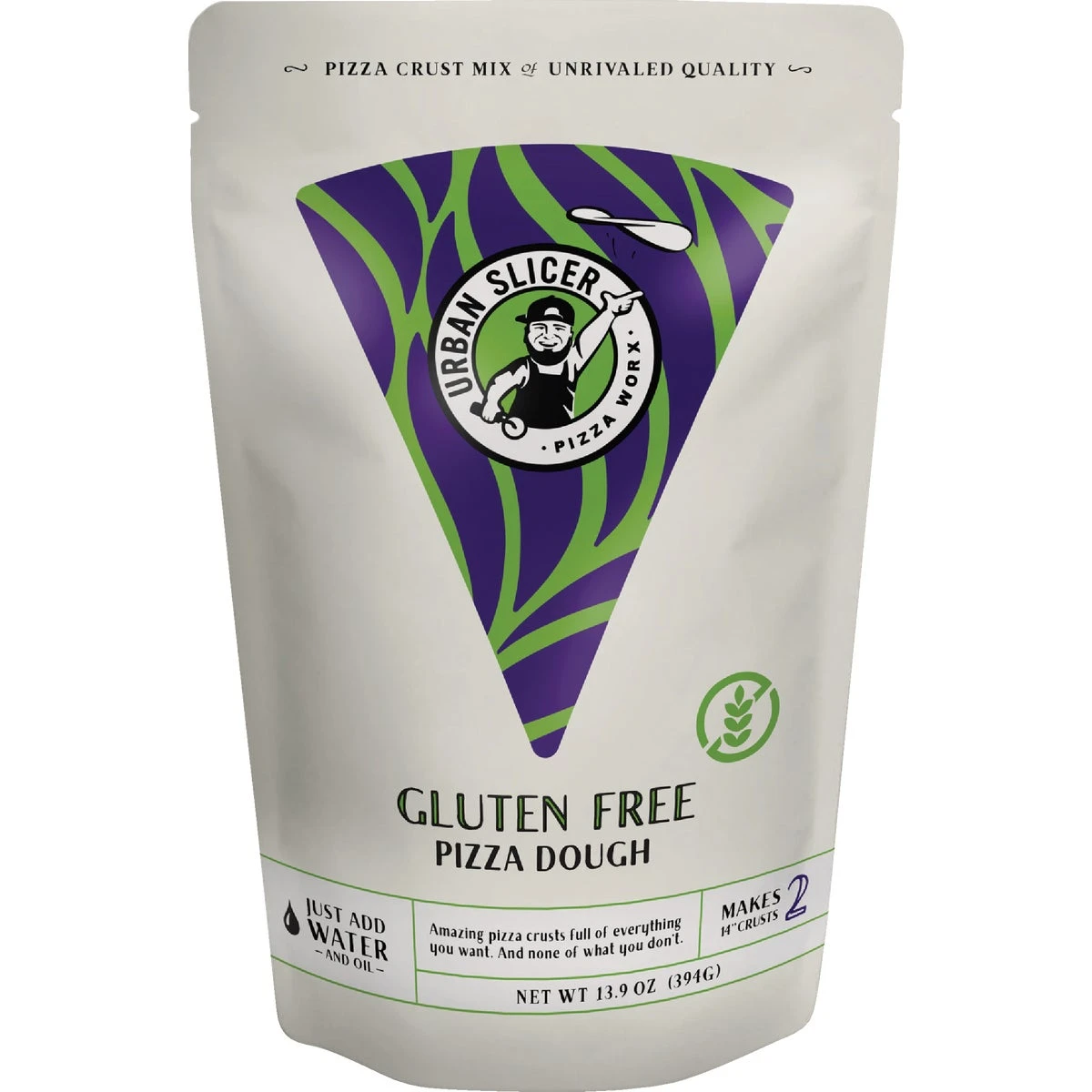Gluten Free Pizza Dough Mix 13.9 Oz - Makes 2 Crusts