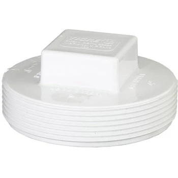 S&D Plug, Male Pipe Thread, 4 In.