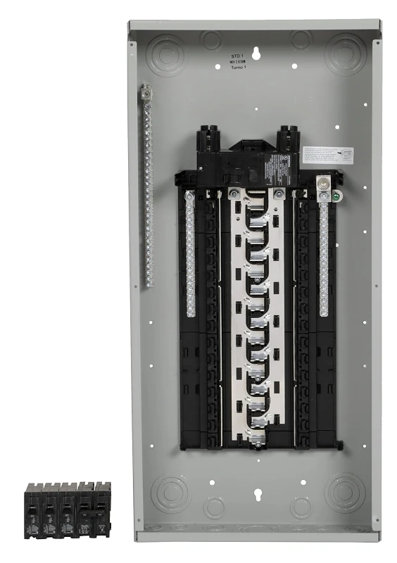 Low-Voltage Plug-On Neutral Main Breaker Load Center, 200-Amps, 48 Circuits, Value Pack, 3048