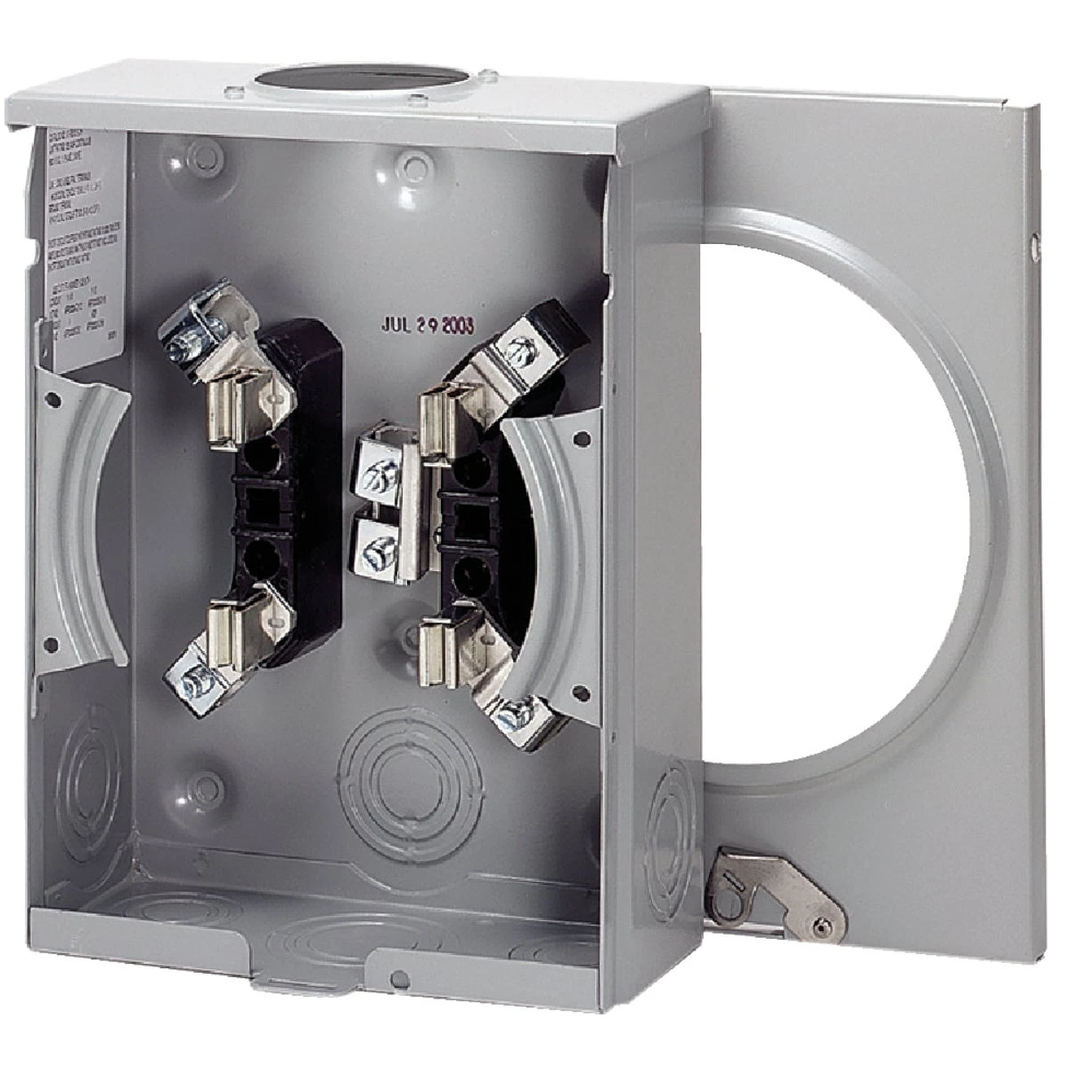 125a 600v 4-jaw Ringless Meter Socket For Overhead/underground Service