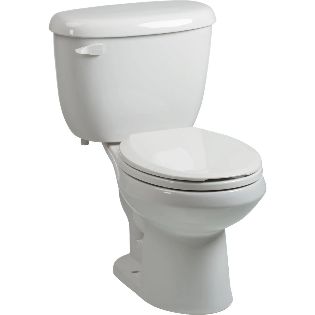 White Round Bowl 1.6 Gpf Toilet Express With Complete Installation Kit