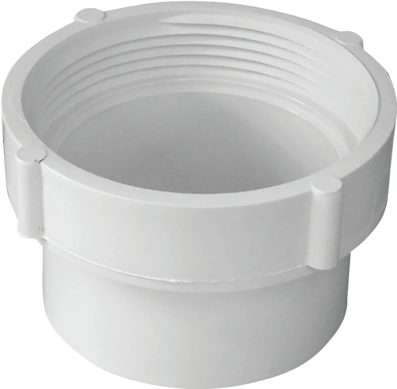 PVC Pipe Sewer Drain Cleanout Body, 6 In.