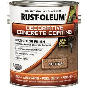 1-gallon Sahara Decorative Concrete Exterior Solid Stain Coating - Model 266551
