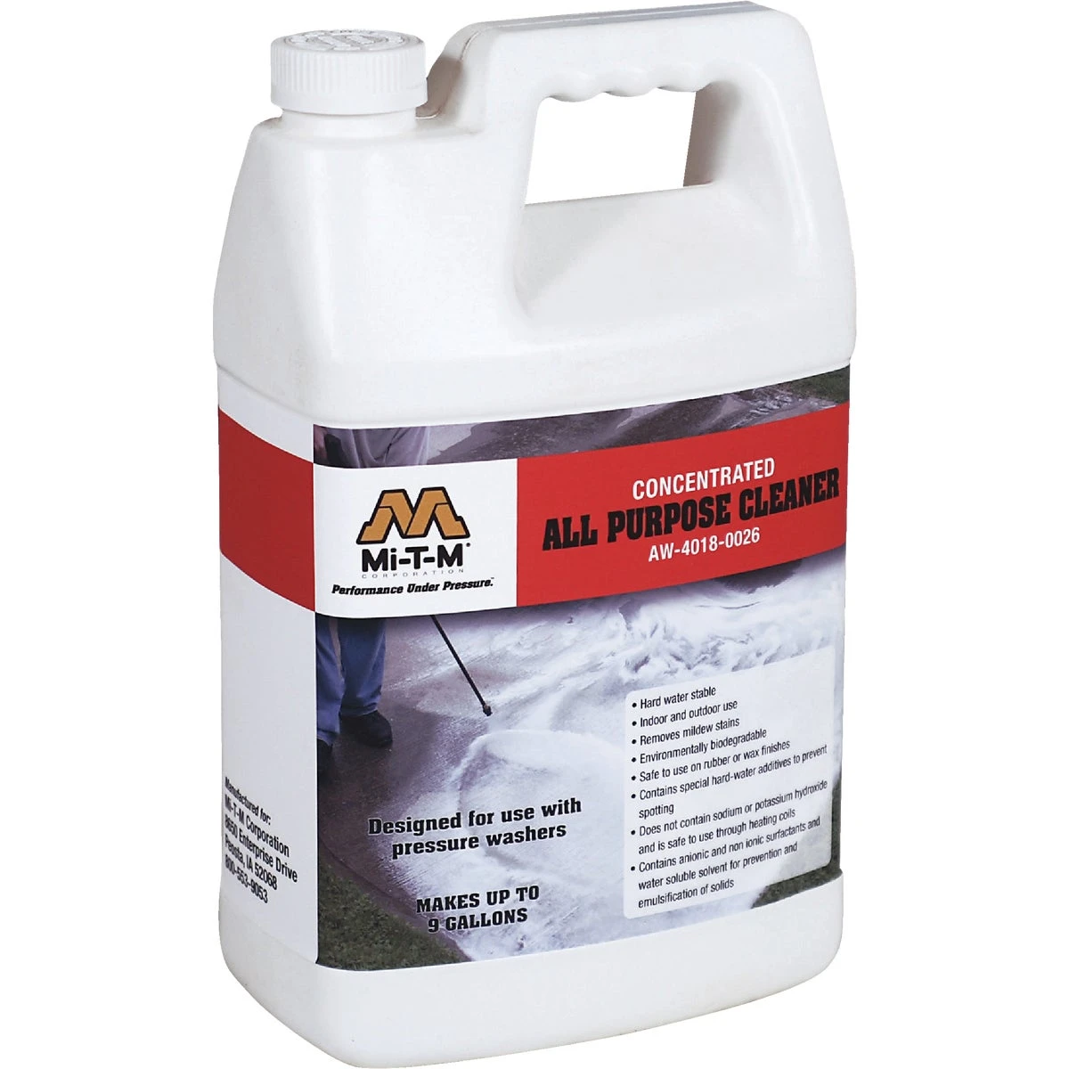 Gallon Multi-purpose Pressure Washer Cleaner - Concentrated Formula For All Surfaces