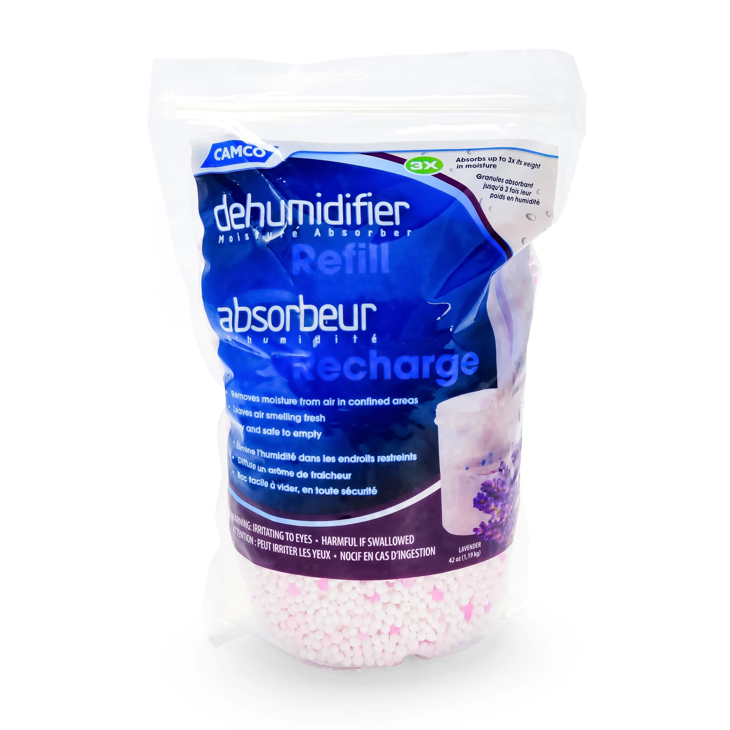 RV Dehumidifier Moisture Absorber, Lavender, 42 oz.