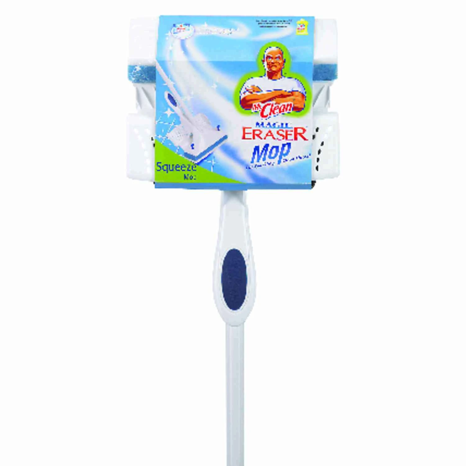 Magic Eraser 11 In. Squeeze Mop With Foam Head And 53 In. Handle