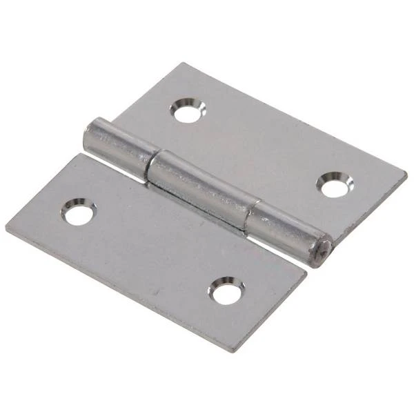 2-1/2" General Purpose Broad Hinge With Fixed Pin, Zinc Plated, Model 851949