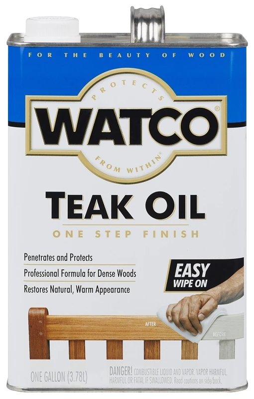 Teak Oil Wood Finish, 1-Gallon